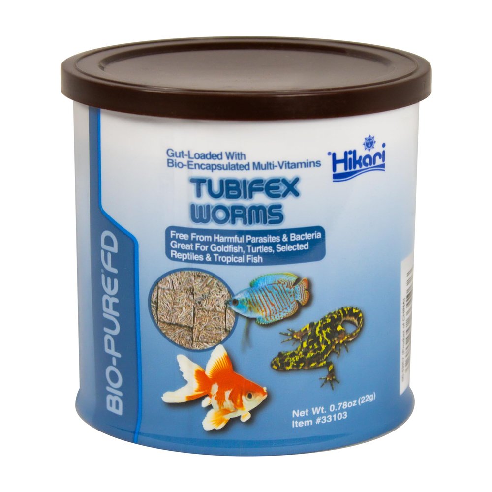 Hikari Bio-Pure Freeze Dried Tubifex Worms for Pets, 0.78-Ounce
