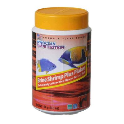 Ocean Nutrition Brine Shrimp Plus Flakes 5.5-Ounces (154 Grams) Jar