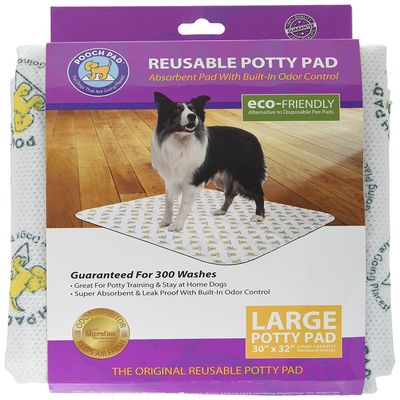 PoochPad Original Washable, Reusable Potty Pad (Large) - Unmatched Odor Control, Leakproof Puppy Training Pee Pad