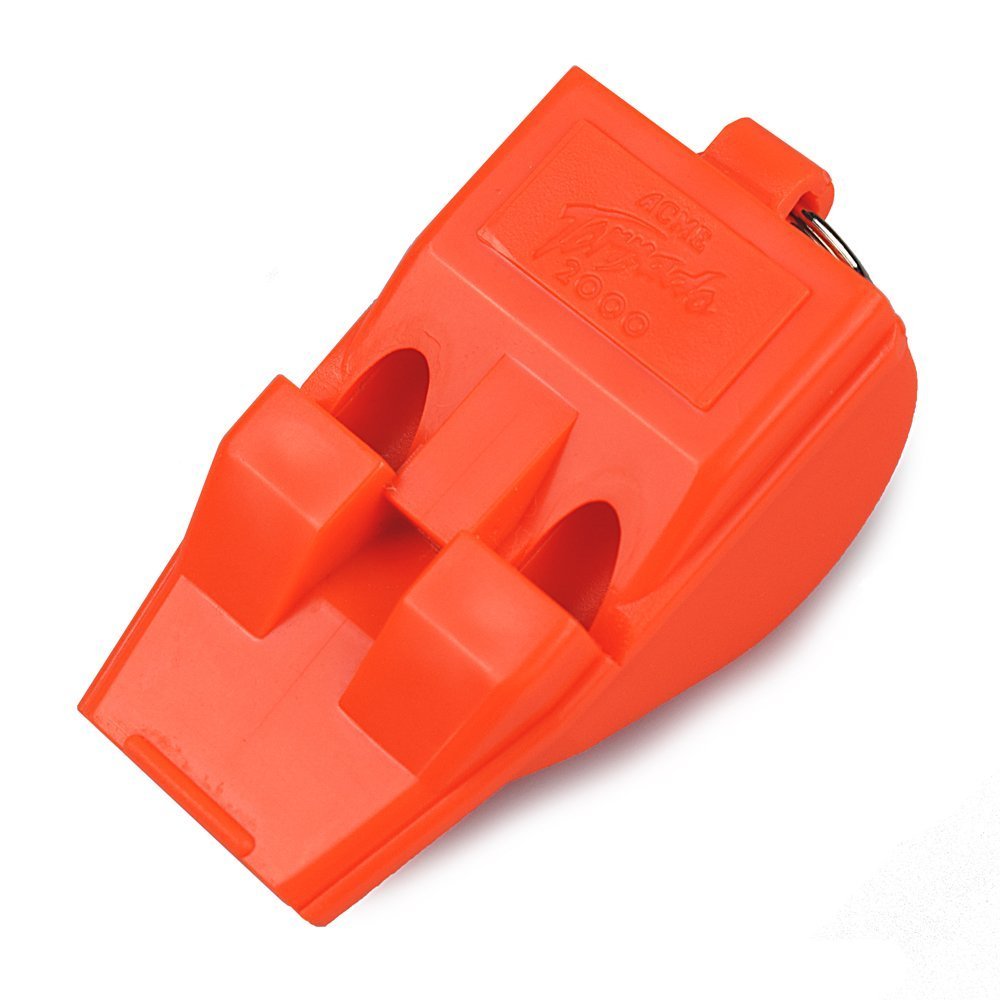Acme Tornado T2000 Orange Emergency Whistle, Rescue Whistle, Travel Pharmacy