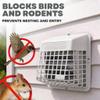 Deflecto Universal Bird Guard - Outdoor Vent Cover, Fits 3-4 inch Vent Hoods for Dryer & Bathroom Exhaust, Prevents Birds, Rodents & Debris From Entering, Sturdy Plastic, Helps Maintain Clear Airflow view 4