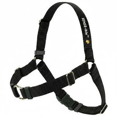 Sense-ible No-Pull Dog Harness - Black Medium