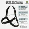 Sense-ible No-Pull Dog Harness - Black Medium view 2