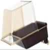 Penn-Plax Clip-On Bird Bath Attaches to Most Birdcages Perfect for Parakeets, Lovebirds, Parrotlets, Finches, Canaries, and Other Small Birds Brown view 3