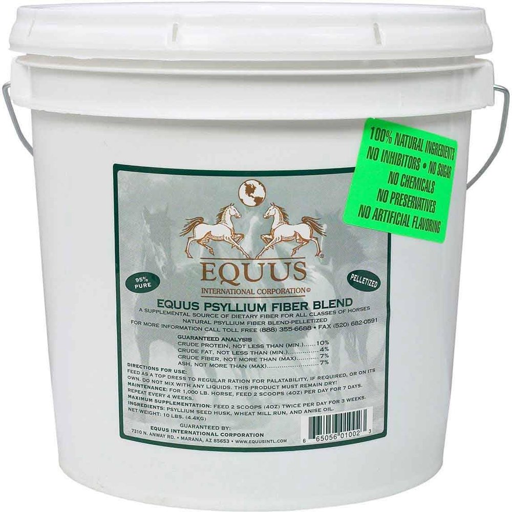 Equus International Corporation Psyllium Fiber Blend 10lb 4.4kg
