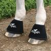 Professionals Choice Equine Quick Wrap Hoof Bell Boot, Pair (Medium, Black) view 2