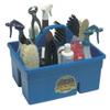 Little Giant Plastic DuraTote | Horse Grooming DuraTote | Durable Tote Box Organizer with Easy Grip Handle | Extra Thick Sidewalls | Blue view 2
