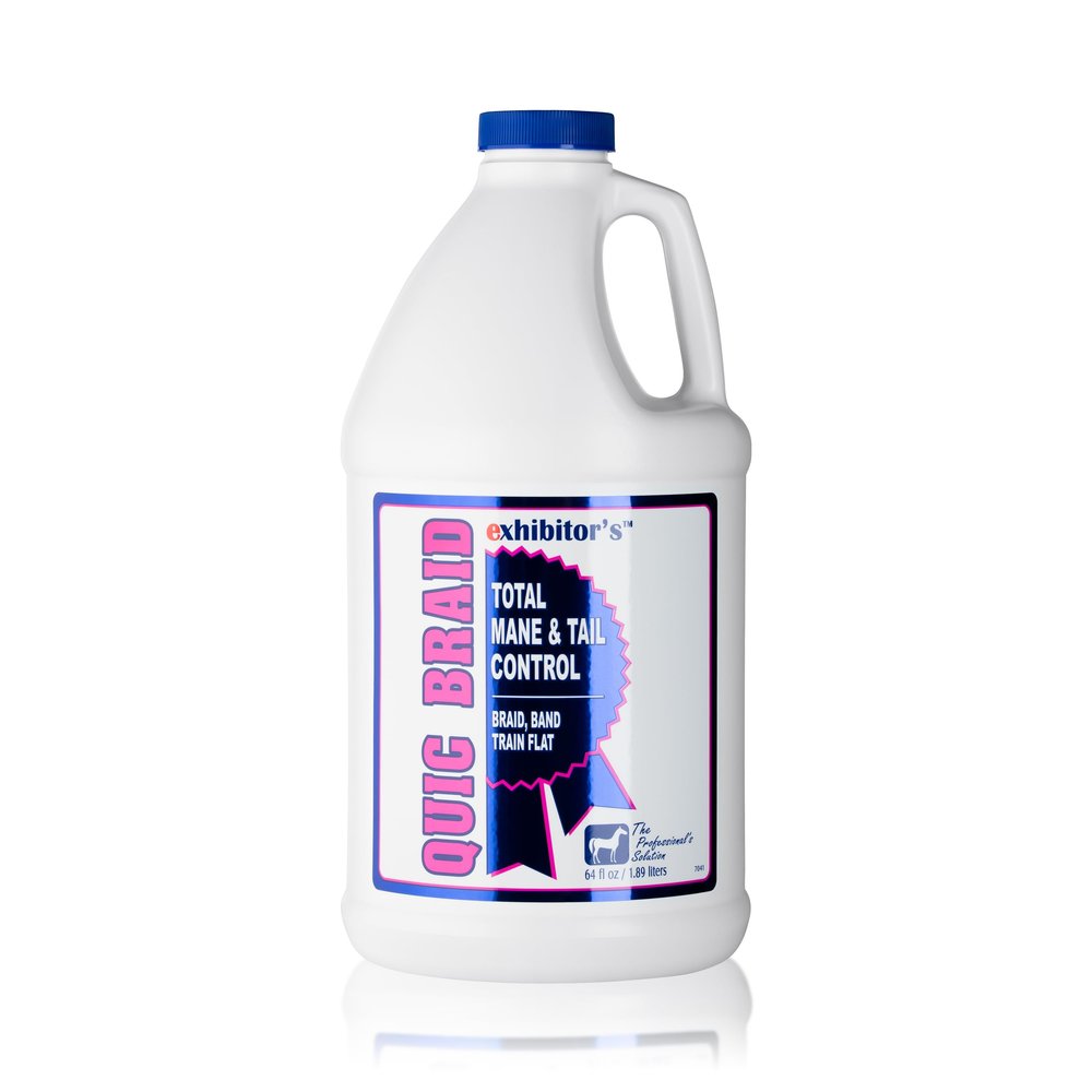 exhibitor's Quic Braid for Total Mane & Tail Control Refill 64 Ounce