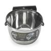 MidWest Homes for Pets Snap'y Fit Stainless Steel Food or Water Bowl, Holds 1 Quart, Mounts to Wire Crates, No-Tip Design, Rust-Resistant, for Dogs and Cats view 1
