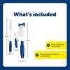 PetSafe Drinkwell Dog and Cat Water Fountain Cleaning Kit, 3 Brushes, Blue, 1 3/8', 1 5/8', 2' brushes (535855) view 3