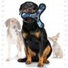 TUFFY - World's Tuffest Soft Dog Toy -Ultimate Boomerang Camo Blue-Squeakers-Multiple Layers.Made Durable, Strong & Tough.Interactive Play(Tug, Toss & Fetch).Machine Washable & Floats view 3
