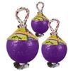 Jolly Pets Romp-n-Roll Rope and Ball Dog Toy, 8 Inches/Large, Purple, Large Breeds view 2