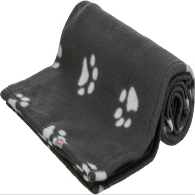 TRIXIE Fleece Blanket Barney - 150 x 100cm. Black and Beige