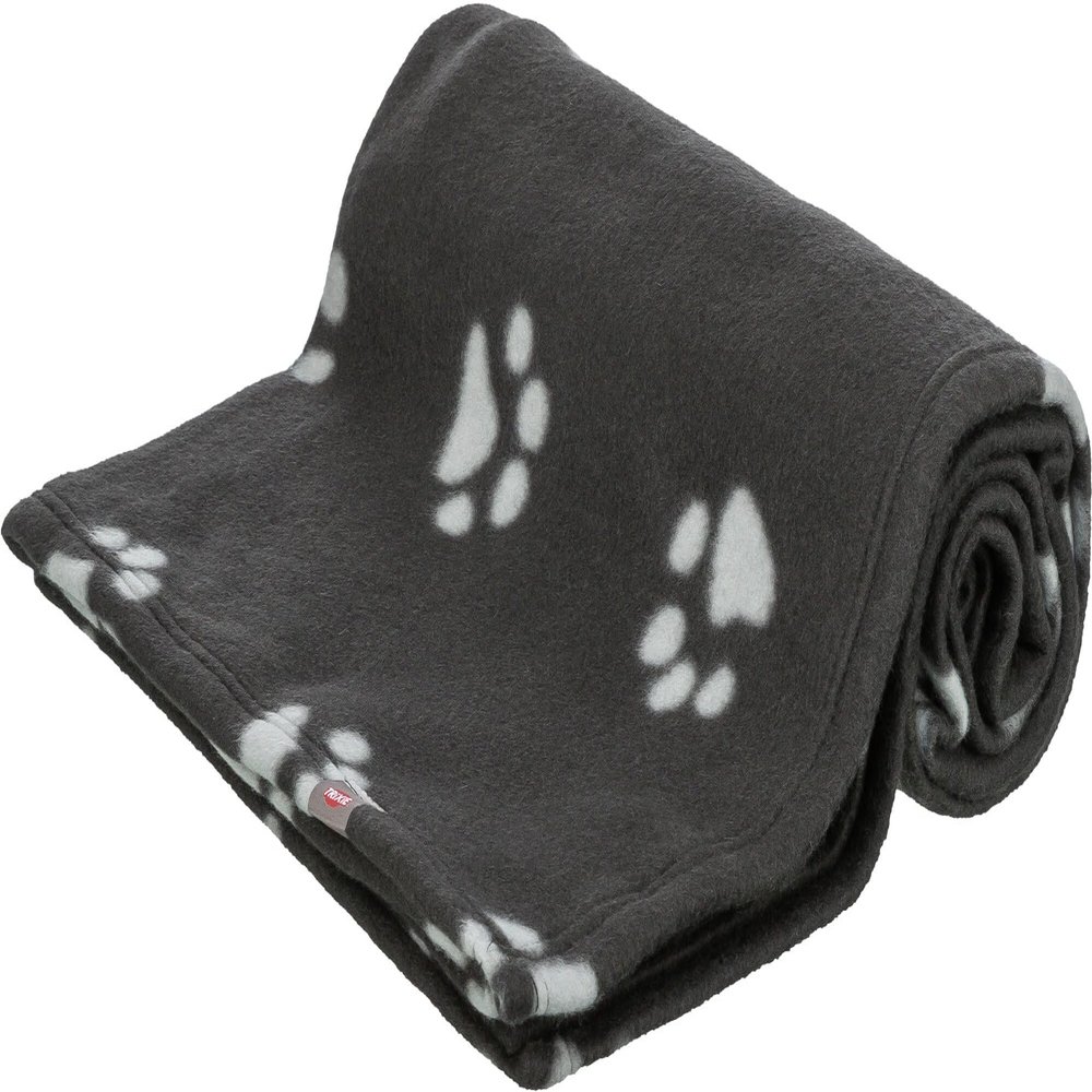 TRIXIE Fleece Blanket Barney - 150 x 100cm. Black and Beige