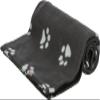 TRIXIE Fleece Blanket Barney - 150 x 100cm. Black and Beige view 1