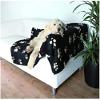 TRIXIE Fleece Blanket Barney - 150 x 100cm. Black and Beige view 2