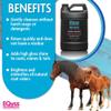 EQyss Premier Equine Shampoo - Conditions & Moisturizes Horse's Coat, Mane & Tail - Enhances All Coat Colors, Promotes Shine, Silicone Free (128 oz) view 3