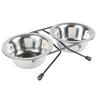 Trixie Eat on Feet Stainless Steel Two Bowls, 10 cm view 1