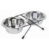 Trixie Eat on Feet Stainless Steel Two Bowls, 10 cm view 2