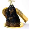 Cocker Spaniel Angel Dog Ornament - Black & Brown view 1