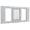 Ideal Pet Products Aluminum Sash Window Pet Door, Adjustable to Fit Window Widths from 33" to 38", Medium 7 x 11-1/4 Flap Size view 1