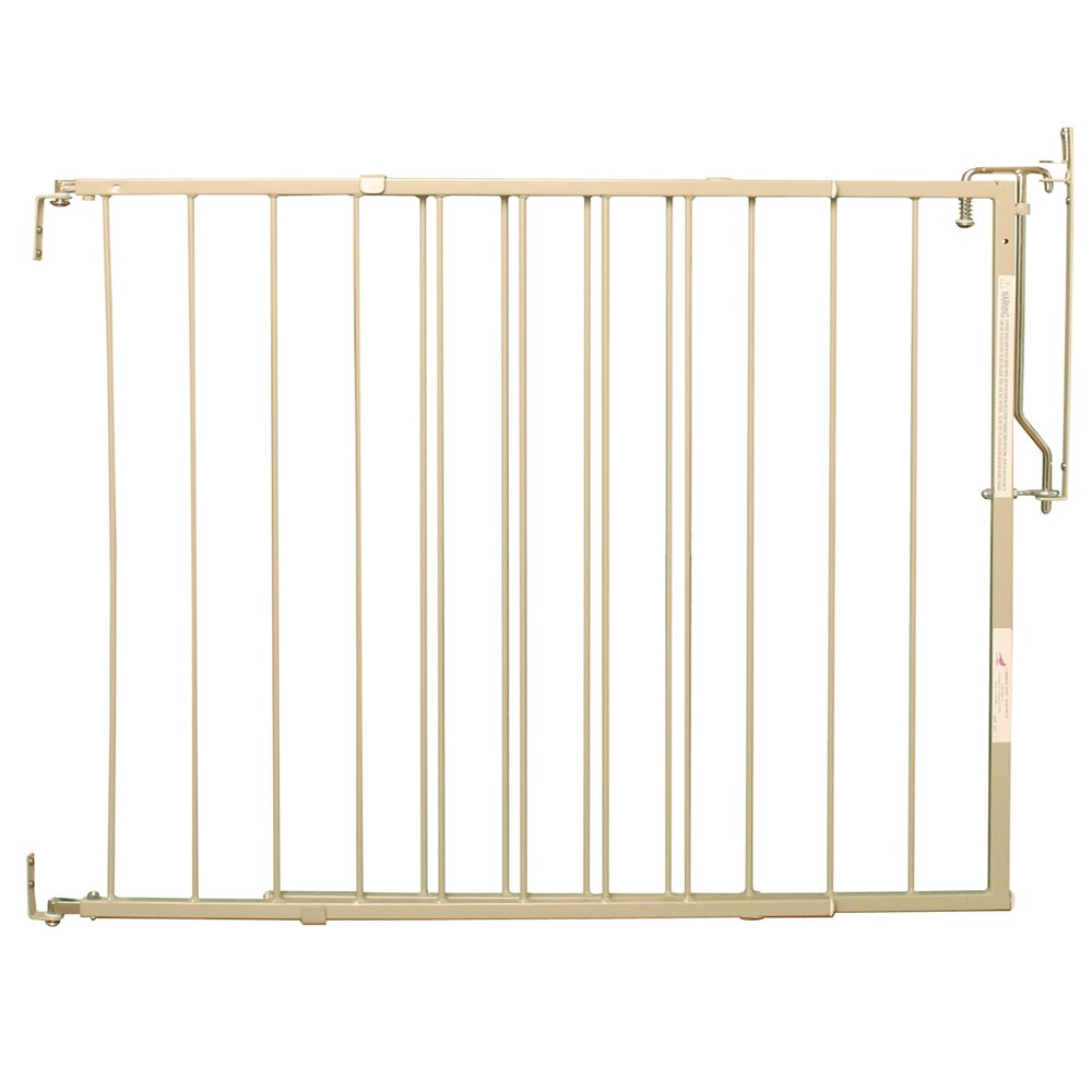 Cardinal Gates MG25 Duragate Baby Gate - Adjustable Dog Gate - Steel Safety Gate for Kids & Pets - 26.5 to 41.5 Inches Wide - Taupe