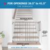 Cardinal Gates MG25 Duragate Baby Gate - Adjustable Dog Gate - Steel Safety Gate for Kids & Pets - 26.5 to 41.5 Inches Wide - Taupe view 3