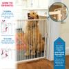 Cardinal Gates MG25 Duragate Baby Gate - Adjustable Dog Gate - Steel Safety Gate for Kids & Pets - 26.5 to 41.5 Inches Wide - Taupe view 4