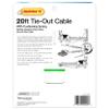 Ruffin' It 20 Foot Heavy Duty Cable Tie Out with Cusioning Spring for Dogs Up To 100lbs view 2