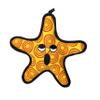 TUFFY - World's Tuffest Soft Dog Toy - Ocean Starfish - Squeakers - Multiple Layers. Made Durable, Strong & Tough. Interactive Play (Tug, Toss & Fetch). Machine Washable & Floats view 1