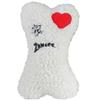 Zanies Embroidered Berber Bone Dog Toys, Blue view 4
