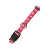 Casual Canine TwoTone Pawprint Dog Collar, 10-16-Inch, Pink view 1