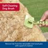 Coastal Pet Safari Dog Self-Cleaning Slicker Brush - Dog Deshedding Brush - Prevents Mats and Tangled Hair - For Dogs with Short or Long Hair - Medium - 4.25" x 4.06" view 3