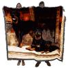 Pure Country Weavers Rottweiler Dog Woven Blanket by Robert May - Gift Cotton Tapestry Throw - Made in The USA - 72" x 54" view 1