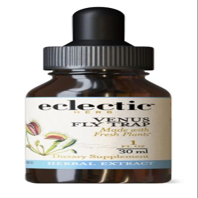 Eclectic Herb - Organic Venus Flytrap (Dionaea Muscipula) | Liquid Extract Drops | Cellular, Lyphatic & Immune Support Supplement | Herbal Tincture | US-Grown, Non-GMO, Gluten Free (1 fl oz | 30 ml)