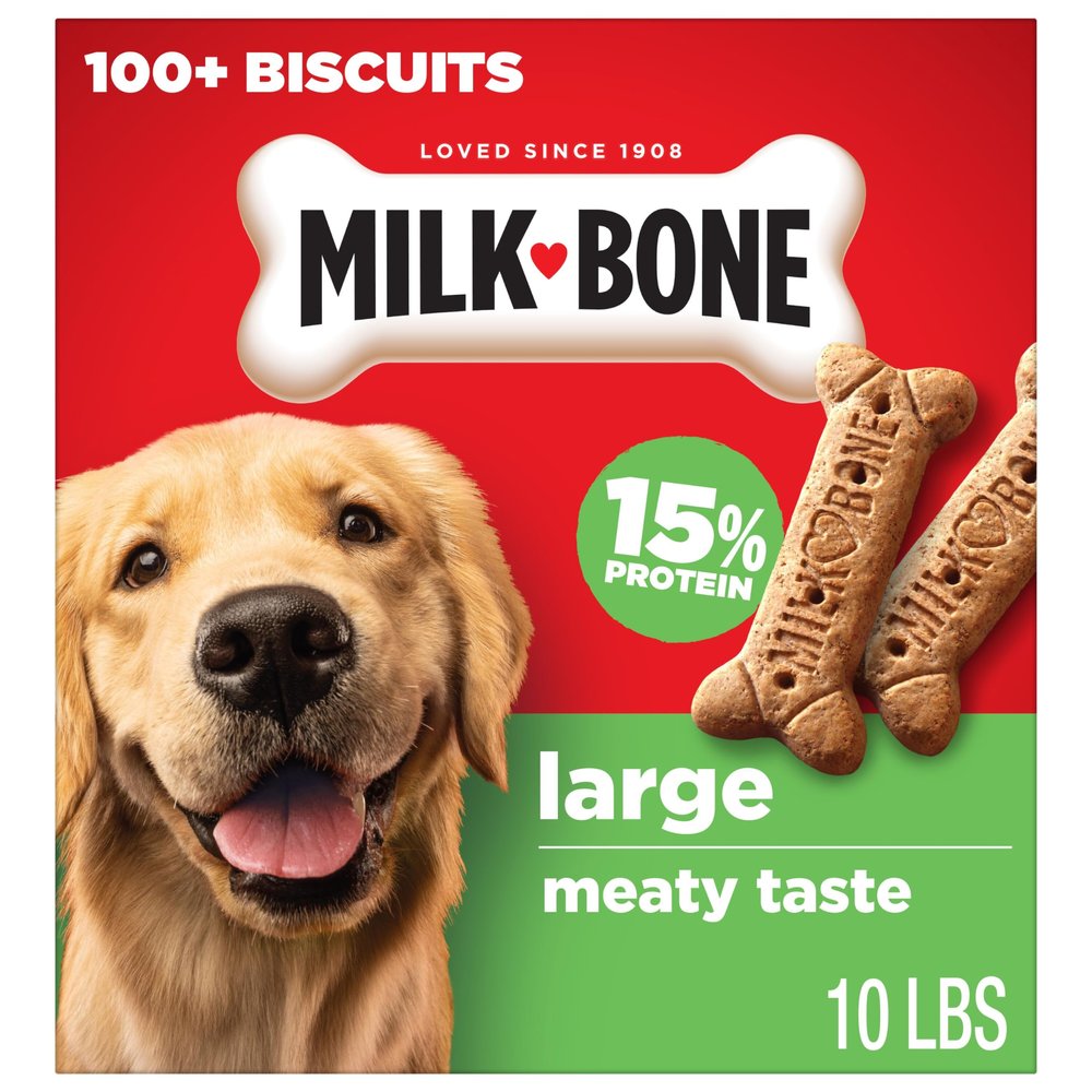 Milk-Bone Original Biscuits, Large Dog Treats, 10 Lb. Box