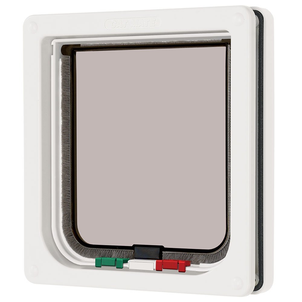Ani Mate Cat Mate 4 Way Locking Cat Flap, White