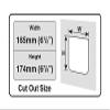 Ani Mate Cat Mate 4 Way Locking Cat Flap, White view 3