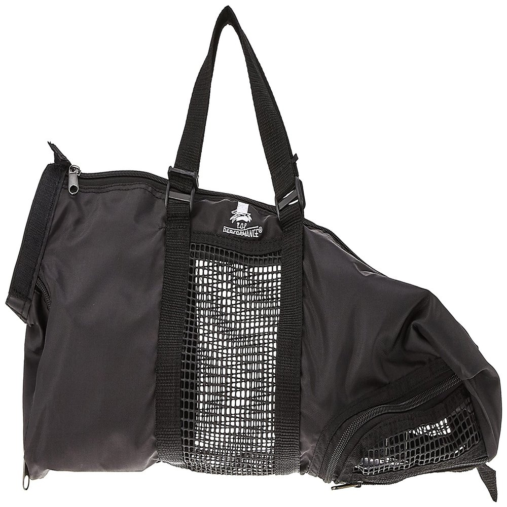 Top Performance Cat Grooming Bag Durable and Versatile Bags Designed to Keep Cats Safely Contained During Grooming and/or Bathing - Large, Black