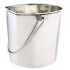 ProSelect Stainless Steel Flat Sided Pails Durable Pails for Fences, Cages, Crates, or Kennels - 9", 9-Quart view 1
