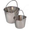 ProSelect Stainless Steel Flat Sided Pails Durable Pails for Fences, Cages, Crates, or Kennels - 9", 9-Quart view 4