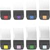 Wahl Pro Animal Stainless Steel Attachment Combs - 8 Cutting Lengths - Color-Coded Dog & Cat Clipper Guides - Animal Grooming Essentials - Snag-Free Cutting - Multicolor 2 view 1