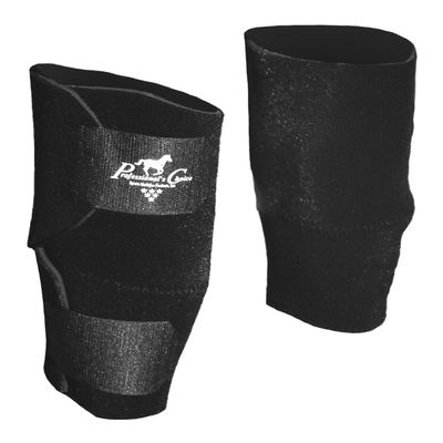 Professional's Choice Equine Knee Boots, Color: Black, Size: Universal (KB101-BLA)