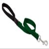 Traffic Leash by Lupine in 3/4" Wide Green 2-Foot Long with Padded Handle view 1