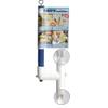 Polly's Portable Window-Shower Perch with Suction Cups for Cockatiels, Macaws, African Greys (Sandy, Small) view 1