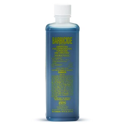 BARBICIDE Disinfectant Concentrate Pint (16 Fl Oz) | EPA-Registered, Hospital-Grade Germicide for Salons & Barbershops | Anti-Rust Solution for Shears, Combs & Professional Tools