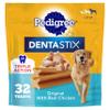 Pedigree Dentastix Large Dog Treats, Original Flavor with Real Chicken, 1.66 lb. Bag (32 Treats Total) view 1