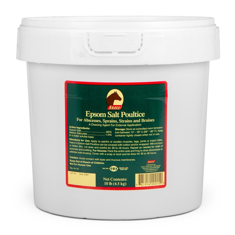 KAECO Epsom Salt Poultice Horse Supplement, 10-LB TUB