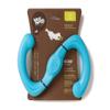West Paw Zogoflex Bumi Dog Tug Toy S-Shaped, Lightweight Chew Toys for Fetch, Play, Pet Exercise Tug of War Soft Flinging Squishy Chewy Toy for Dogs Guaranteed, Latex-Free, Large 9.5", Aqua Blue view 1