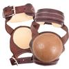 Classic Equine Leather Skid Boot with Nylon Straps view 1